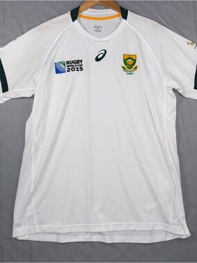 ASICS South Africa Springboks 2015 Rugby World Cup Away Jersey Size 2XL